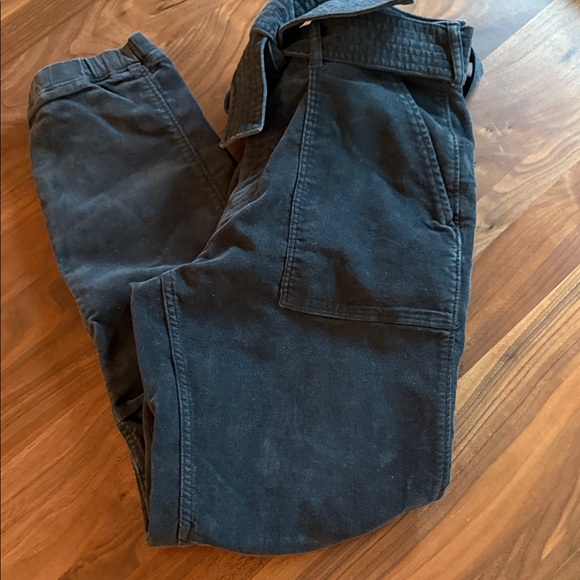 Faherty women’s Orion Black Ankle Pants small tie waist - Picture 6 of 6